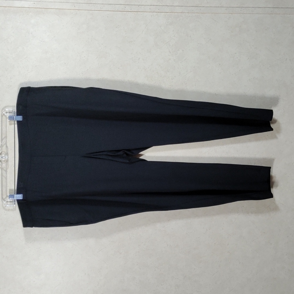 D177 Talbots black knit pull on pants 22WP NWT